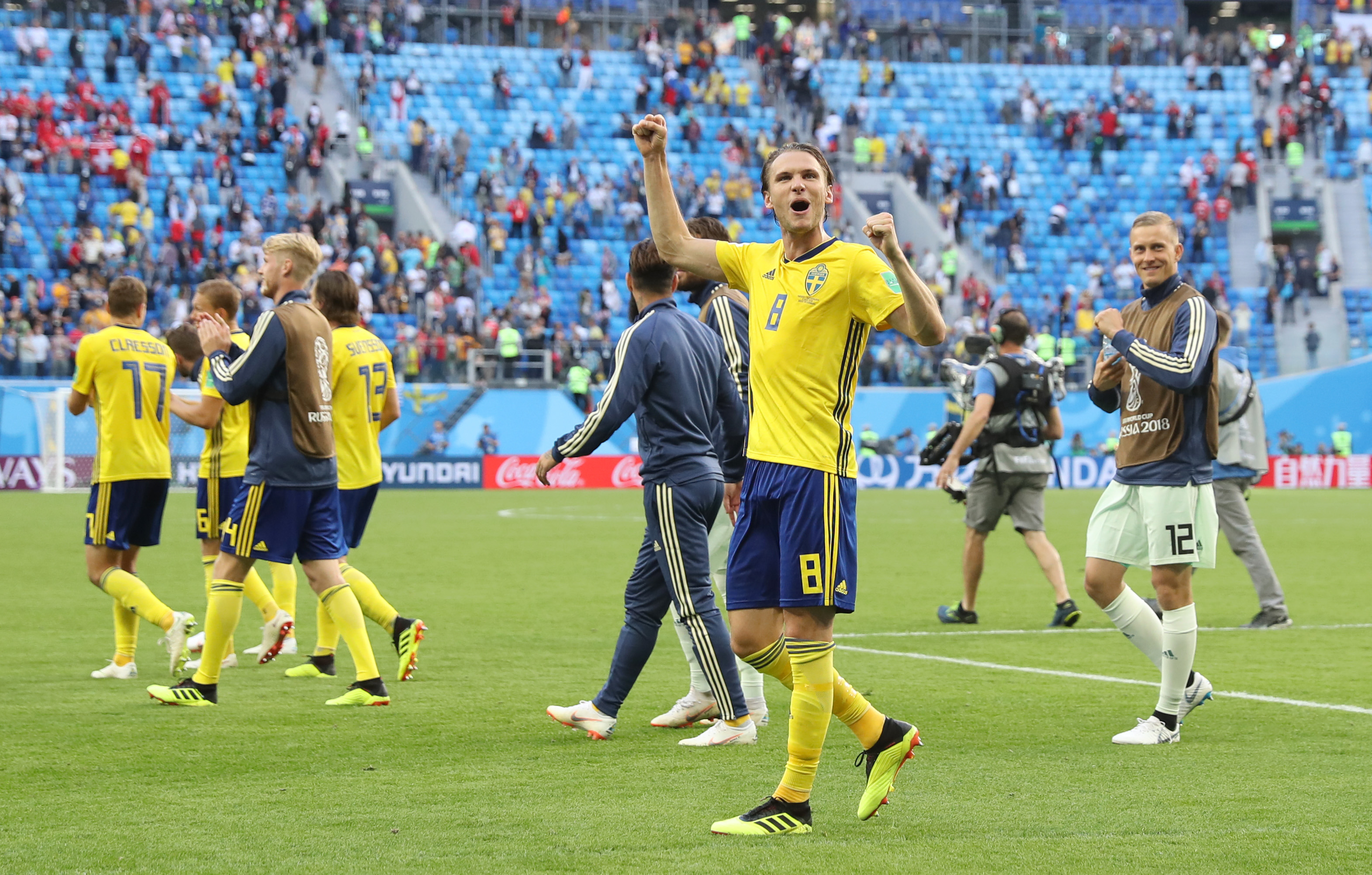 瑞典队顺利晋级，取得了重要胜利